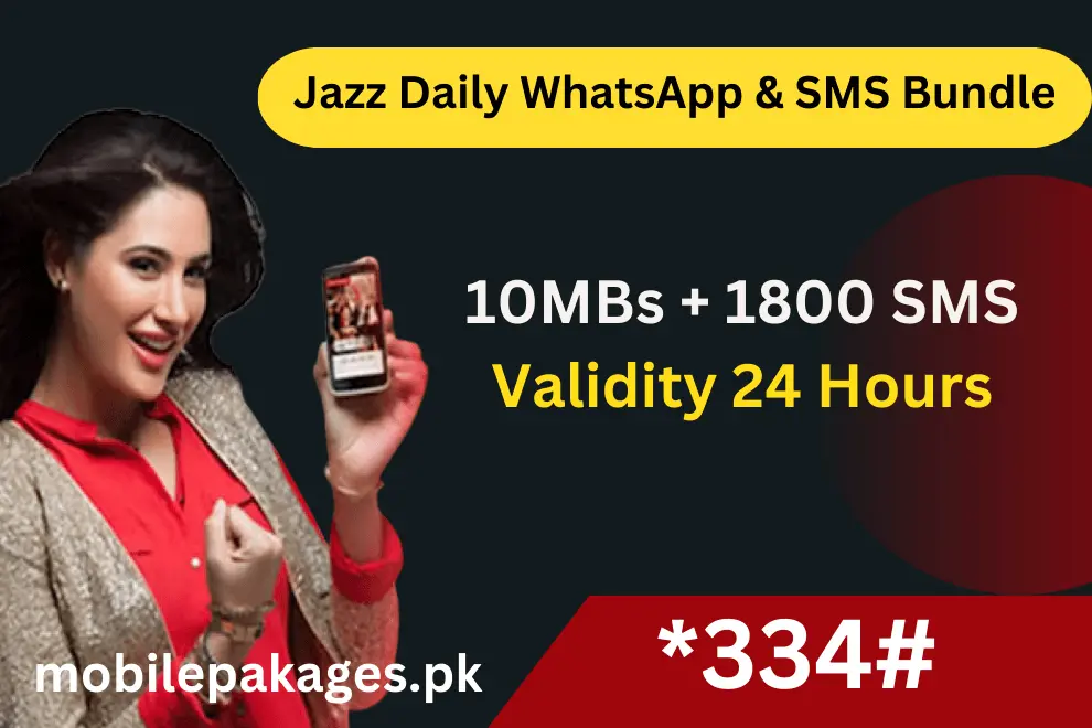 Jazz daily whatsapp & SMS bundle