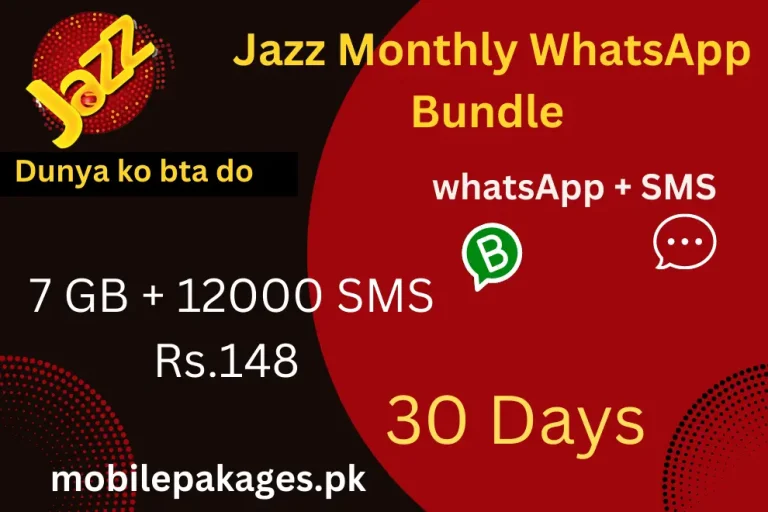 Jazz monthly SMS bundle