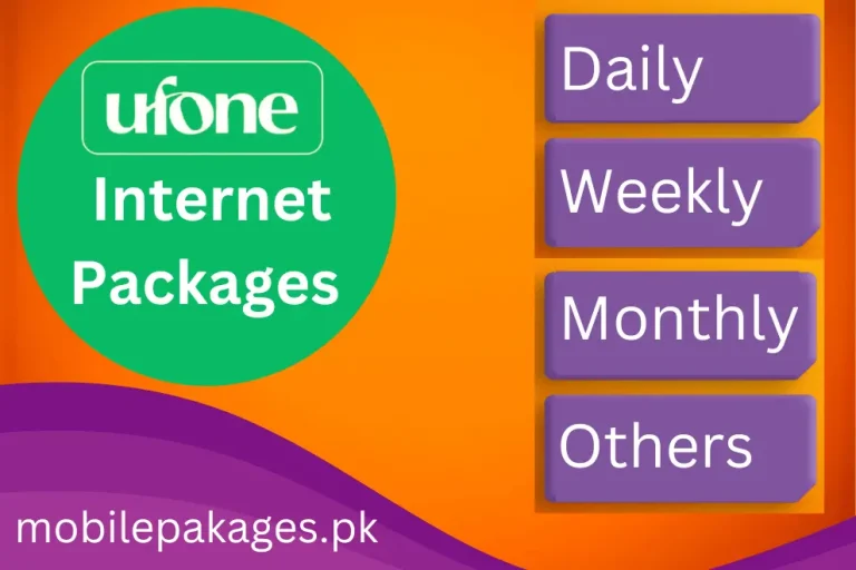 Ufone Internet Packages, daily, weekly , monthly