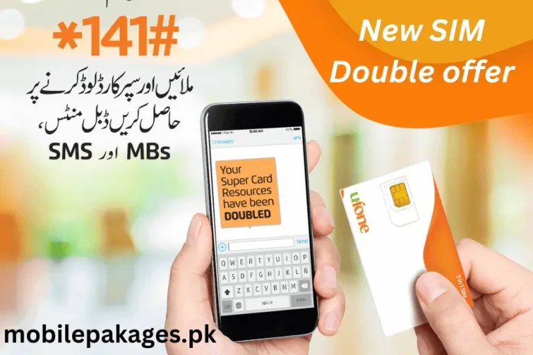 Ufone New SIM Double offer