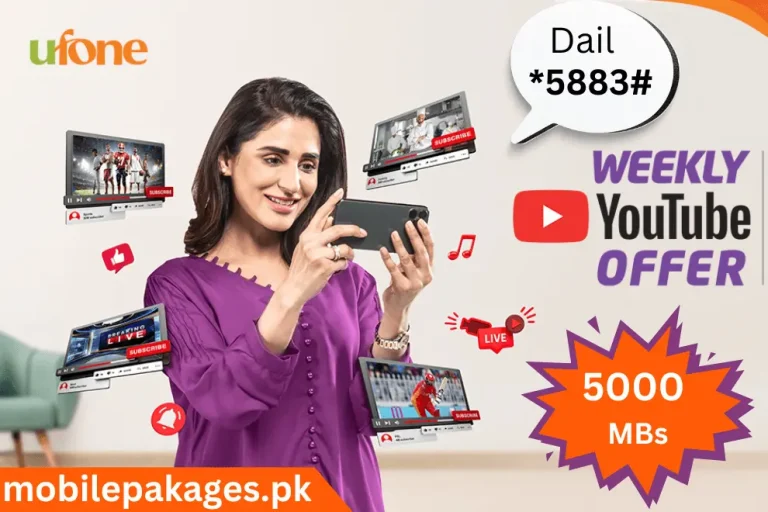 Ufone YouTube Offer for 7 days