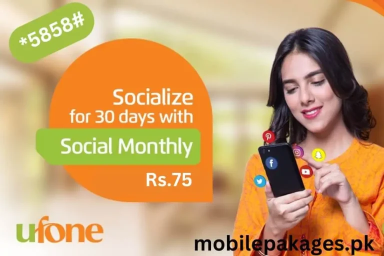 Ufone social package monthly