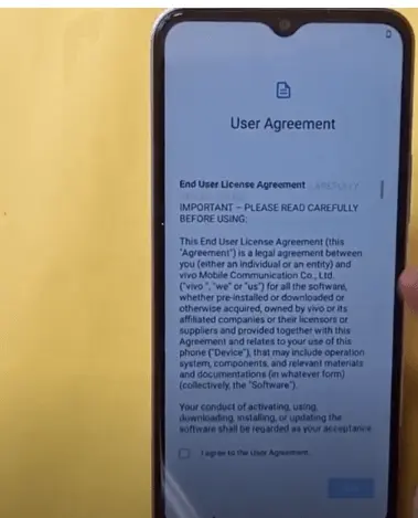 Vivo-Y21 user agreement