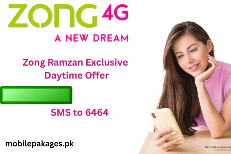 Zong Ramzan Exclusive Daytime Offer