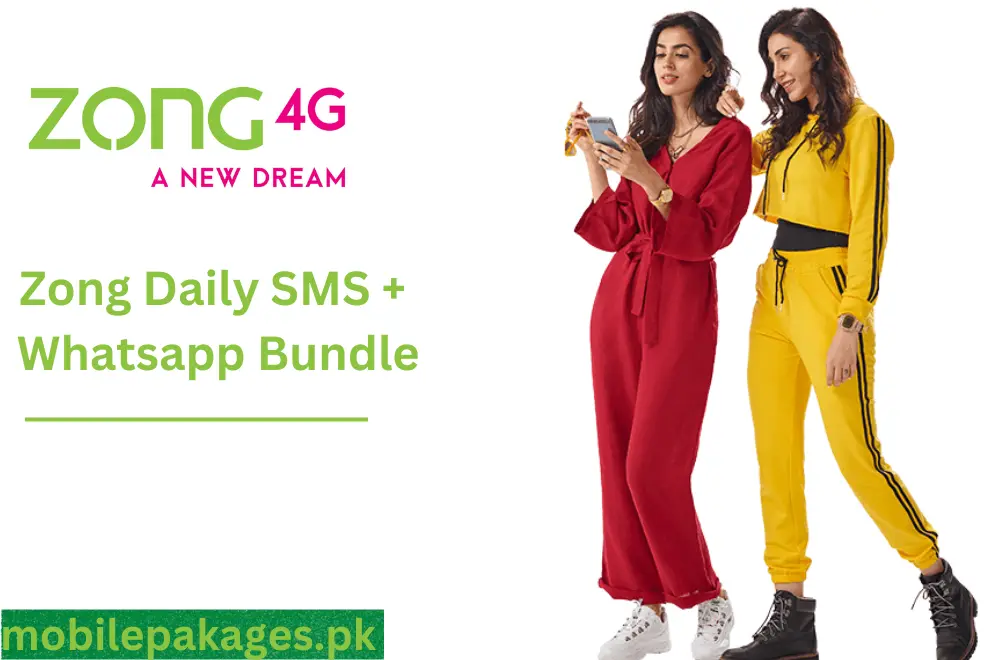 Zong Daily SMS + Whatsapp Bundle